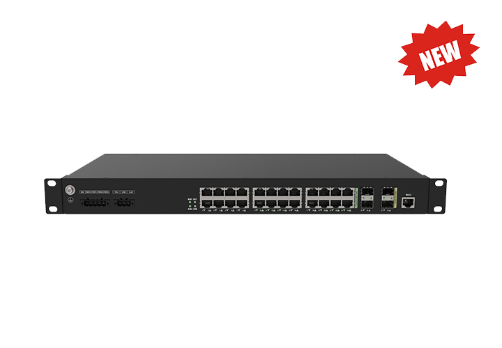 LXC8028T 电力专用三层机架式国产自主可控交换机